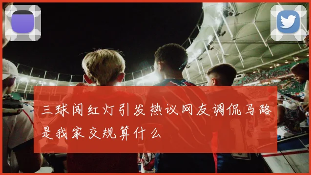 三球闯红灯引发热议网友调侃马路是我家交规算什么