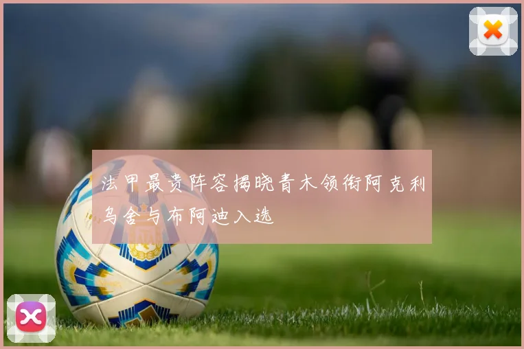 法甲最贵阵容揭晓青木领衔阿克利乌舍与布阿迪入选
